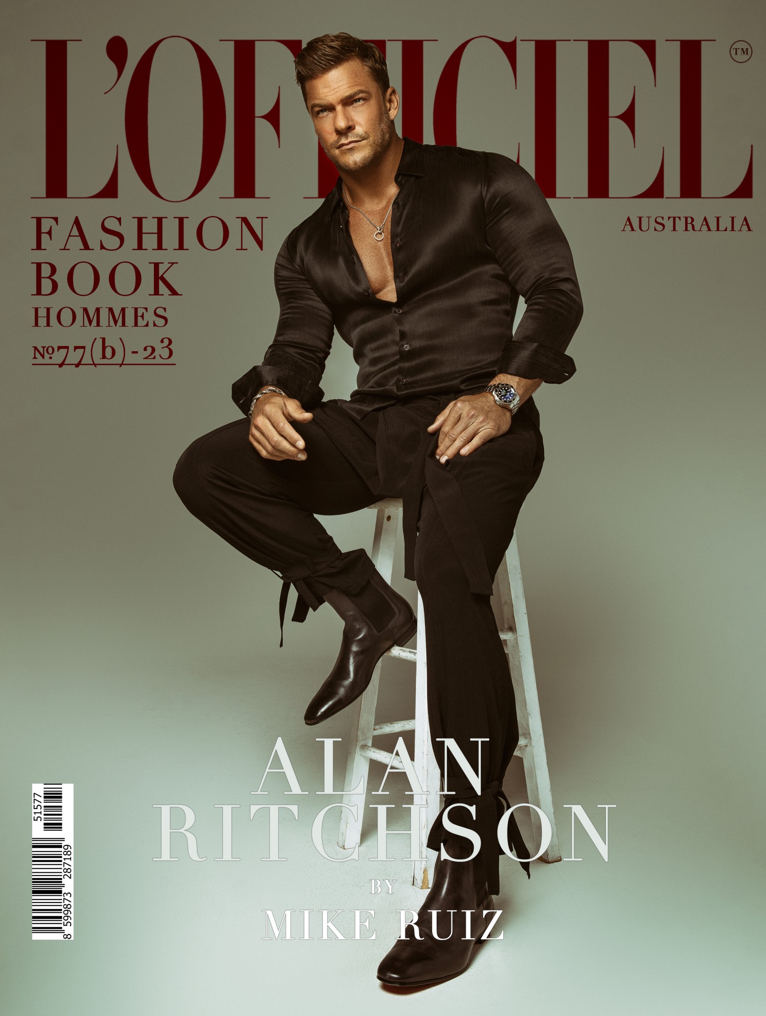 Alan Ritchson Fashion Book Lofficiel Australia Lofficielfashionbook 5508